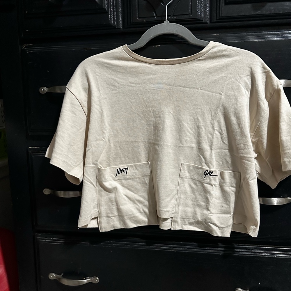 Nasty Gal Pocket Crop Top